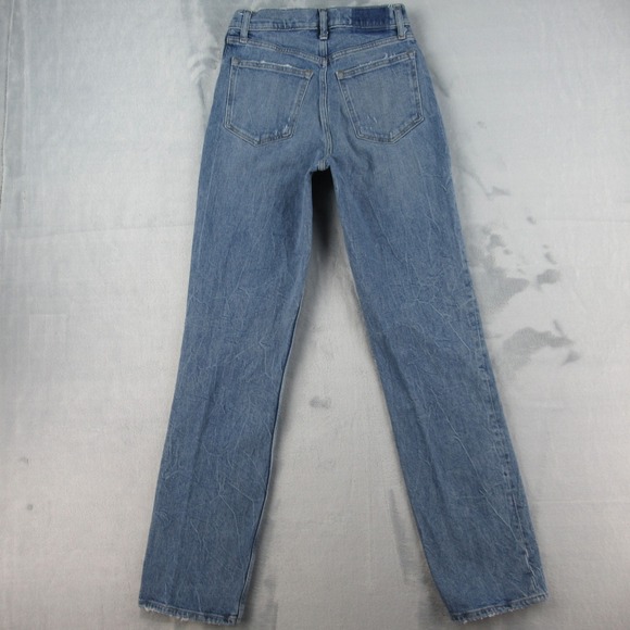 Abercrombie & Fitch The 90s Straight Ultra High Rise Jeans Blue Size 26/2L - Picture 8 of 12